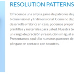 RESOLUTION PATTERNS