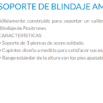 SOPORTE DE BLINDAJE AMBIENTAL