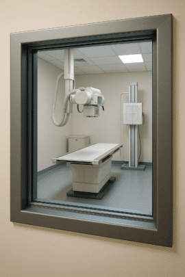 Vidrio Plomado para Rayos X: Protección Radiológica con Alta Transparencia