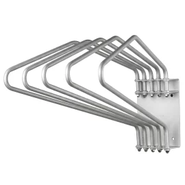 Ganchos de Pared abatibles para 5 Delantales Plomados