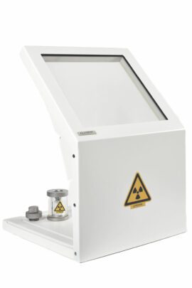 Ventana Inclinada Blindada de Banco - Protección Superior para SPECT y PET