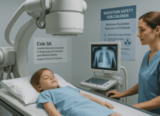 ¿Cuánto se subestiman los daños por radiación en tejidos en desarrollo durante procedimientos pediátricos repetidos?