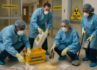 ¿Qué entrenamiento práctico recibe el personal para asegurar la correcta descontaminación de derrames bajo estrés? ¿Qué entrenamiento práctico recibe el personal para asegurar la correcta descontaminación de derrames bajo estrés